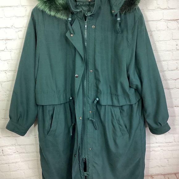 |•FORECASTER•| The Warmest Winter Jacket Ever! 🥶🔥😲😁Insulated Green Winter Coat - Picture 10 of 16